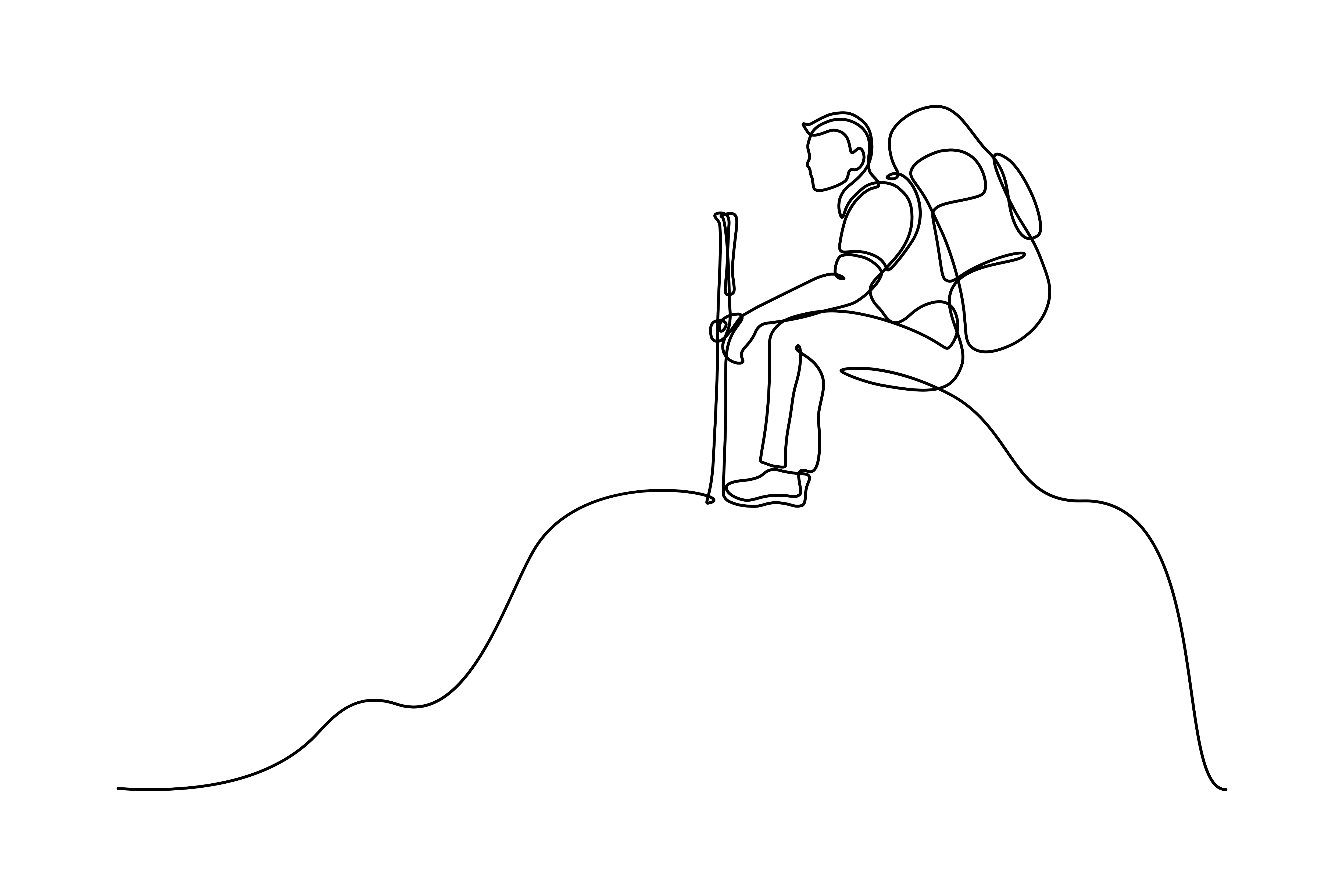 grimpeur montagne trais